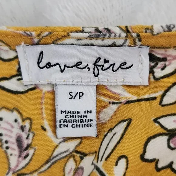 Lovefire yellow floral coverup - Picture 13 of 13